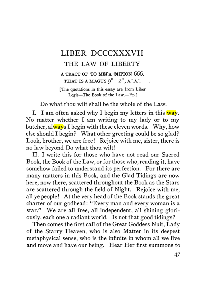 Original scan of The Equinox (Volume III, Number I), PDF page 53