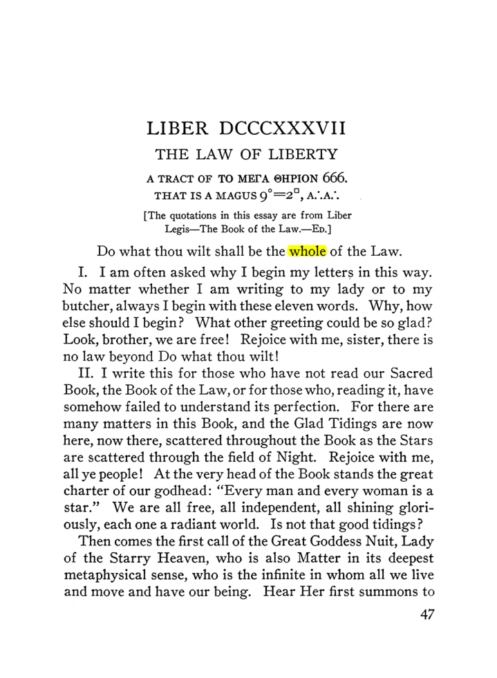Original scan of The Equinox (Volume III, Number I), PDF page 53