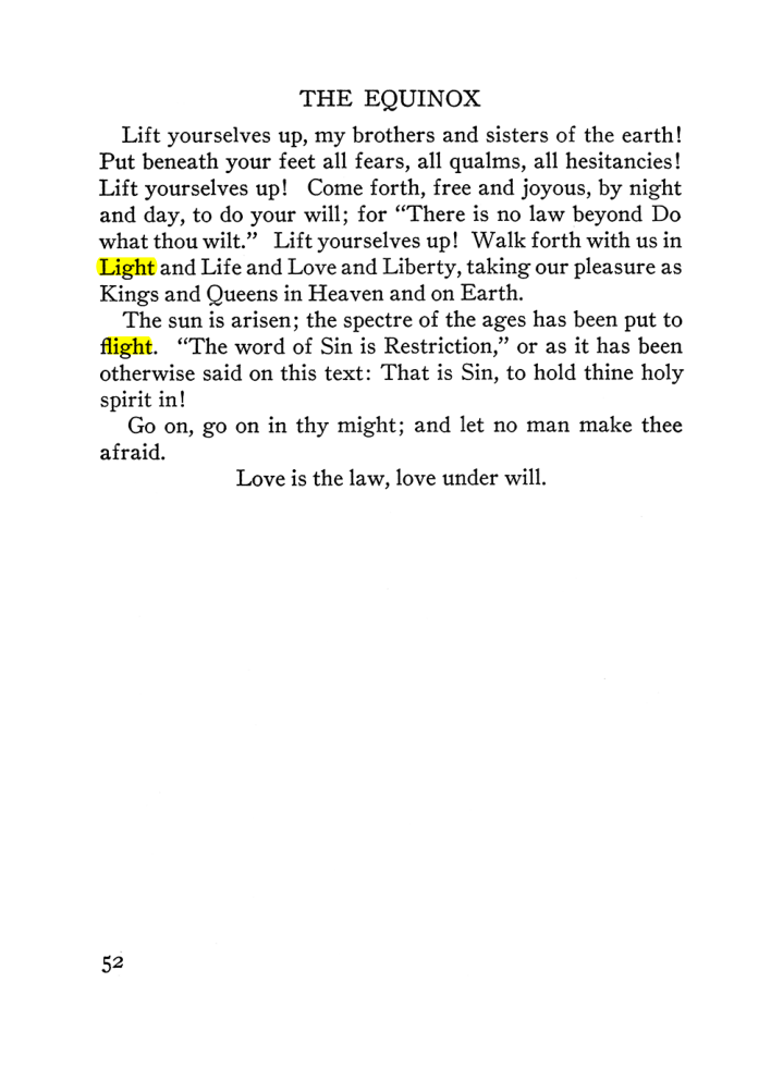 Original scan of The Equinox (Volume III, Number I), PDF page 58
