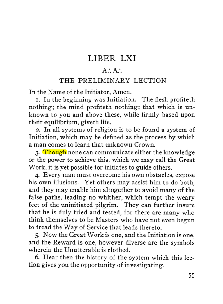Original scan of The Equinox (Volume III, Number I), PDF page 61