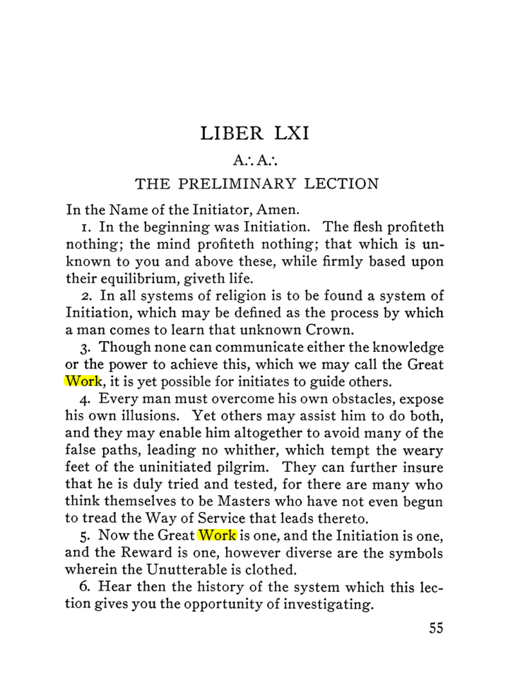 Original scan of The Equinox (Volume III, Number I), PDF page 61