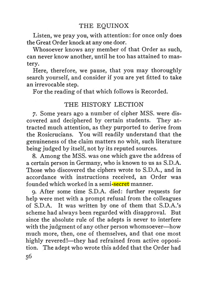 Original scan of The Equinox (Volume III, Number I), PDF page 62