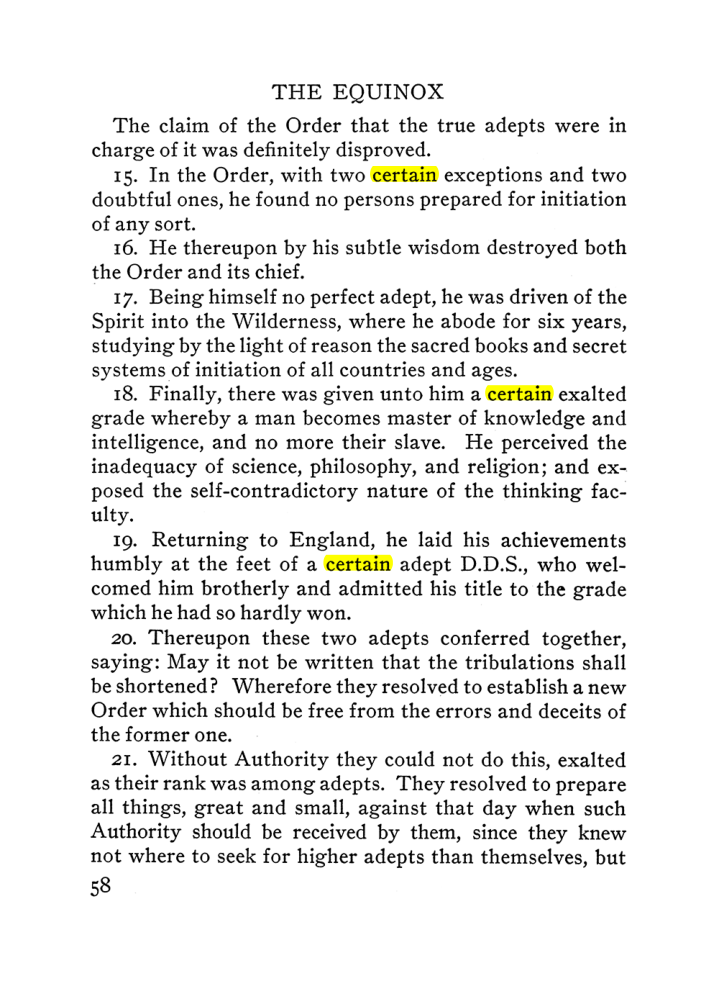 Original scan of The Equinox (Volume III, Number I), PDF page 64