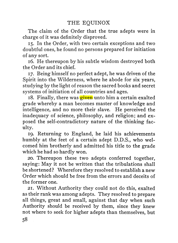 Original scan of The Equinox (Volume III, Number I), PDF page 64