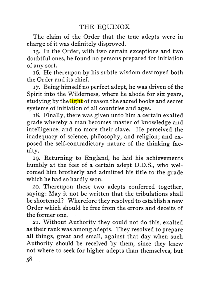 Original scan of The Equinox (Volume III, Number I), PDF page 64