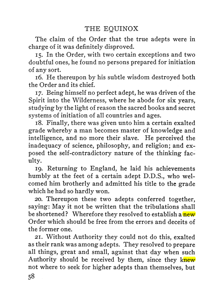 Original scan of The Equinox (Volume III, Number I), PDF page 64