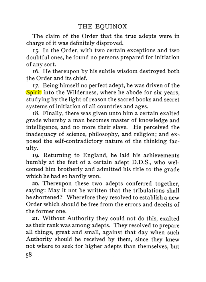 Original scan of The Equinox (Volume III, Number I), PDF page 64