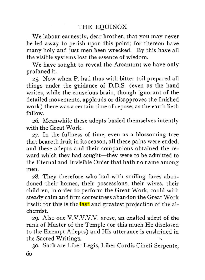 Original scan of The Equinox (Volume III, Number I), PDF page 66
