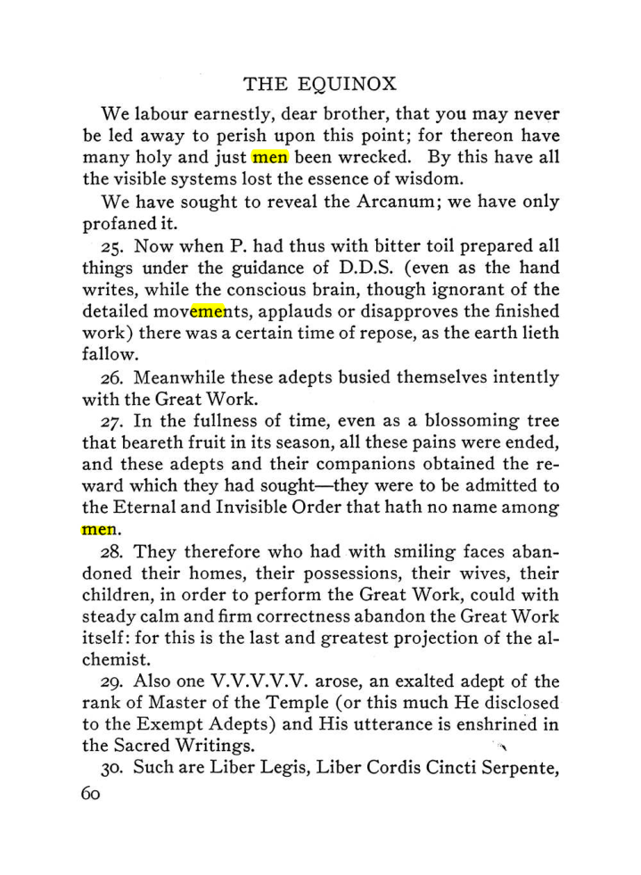 Original scan of The Equinox (Volume III, Number I), PDF page 66