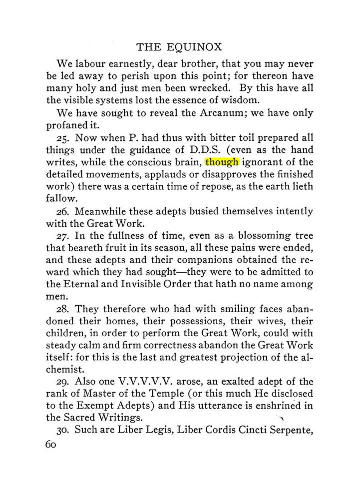 Original scan of The Equinox (Volume III, Number I), PDF page 66