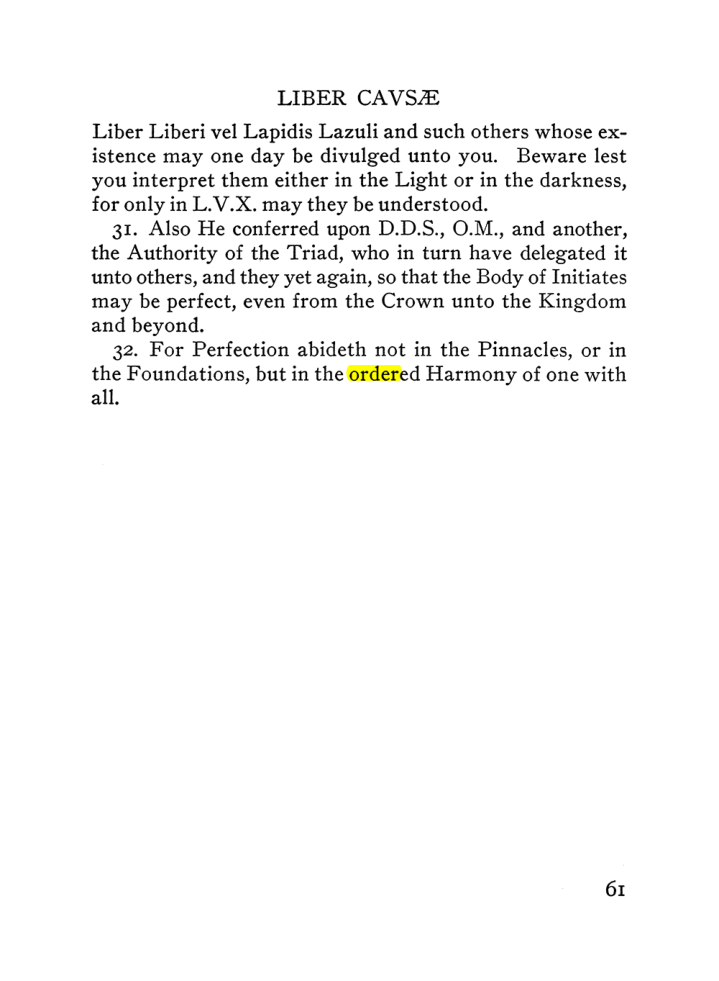 Original scan of The Equinox (Volume III, Number I), PDF page 67