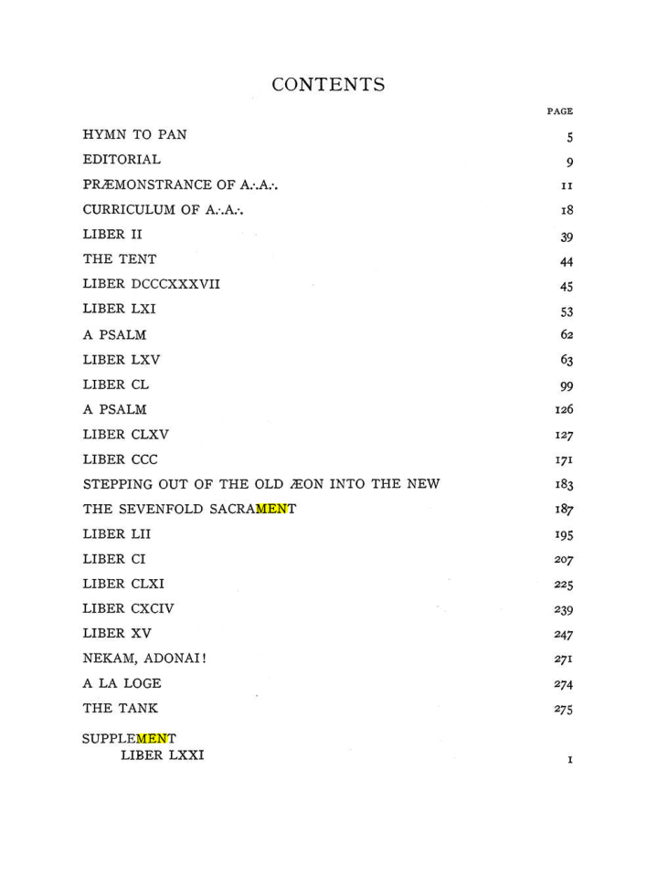 Original scan of The Equinox (Volume III, Number I), PDF page 7