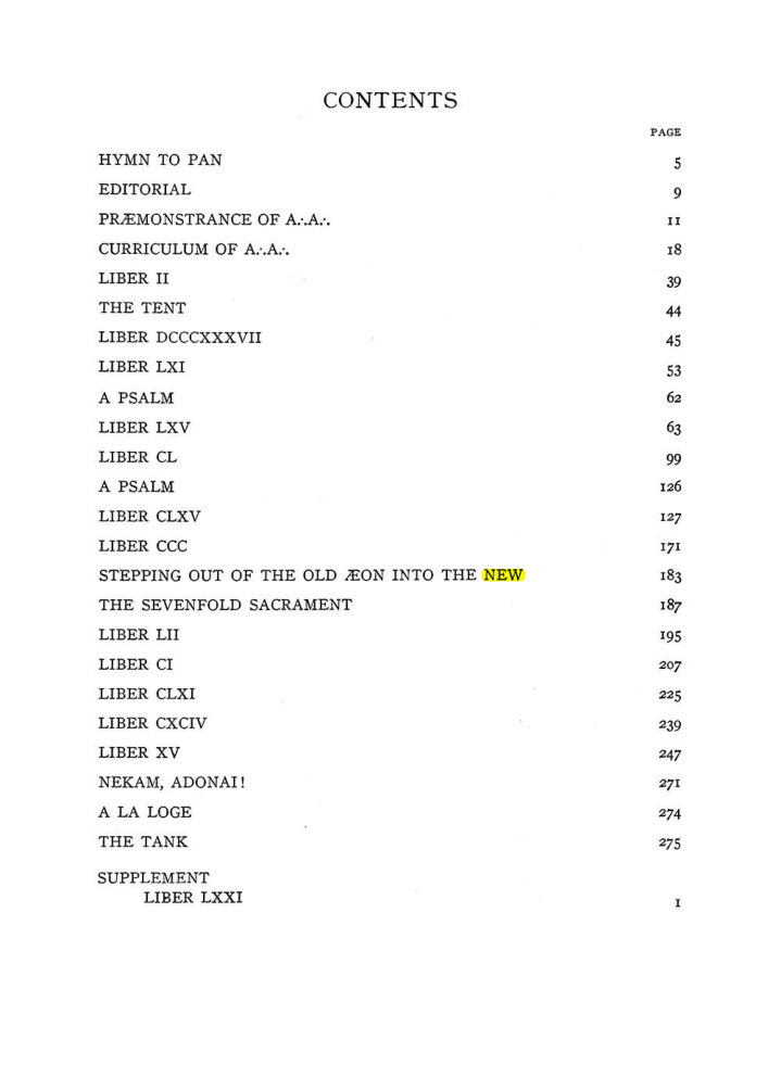 Original scan of The Equinox (Volume III, Number I), PDF page 7
