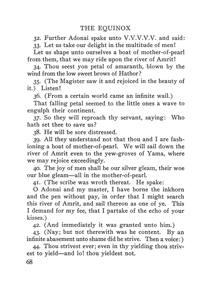 Original scan of The Equinox (Volume III, Number I), PDF page 74