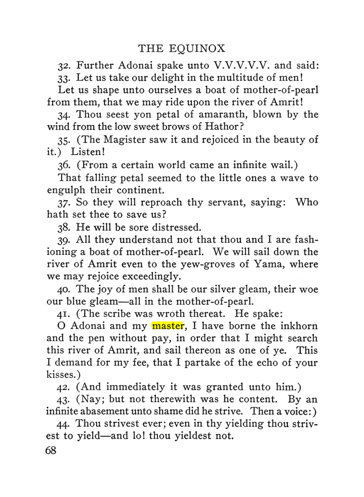 Original scan of The Equinox (Volume III, Number I), PDF page 74