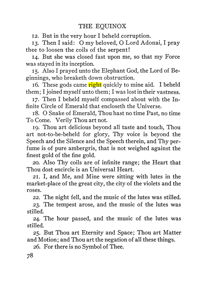 Original scan of The Equinox (Volume III, Number I), PDF page 84