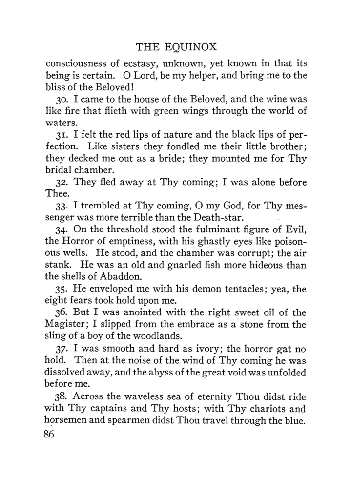 Original scan of The Equinox (Volume III, Number I), PDF page 92