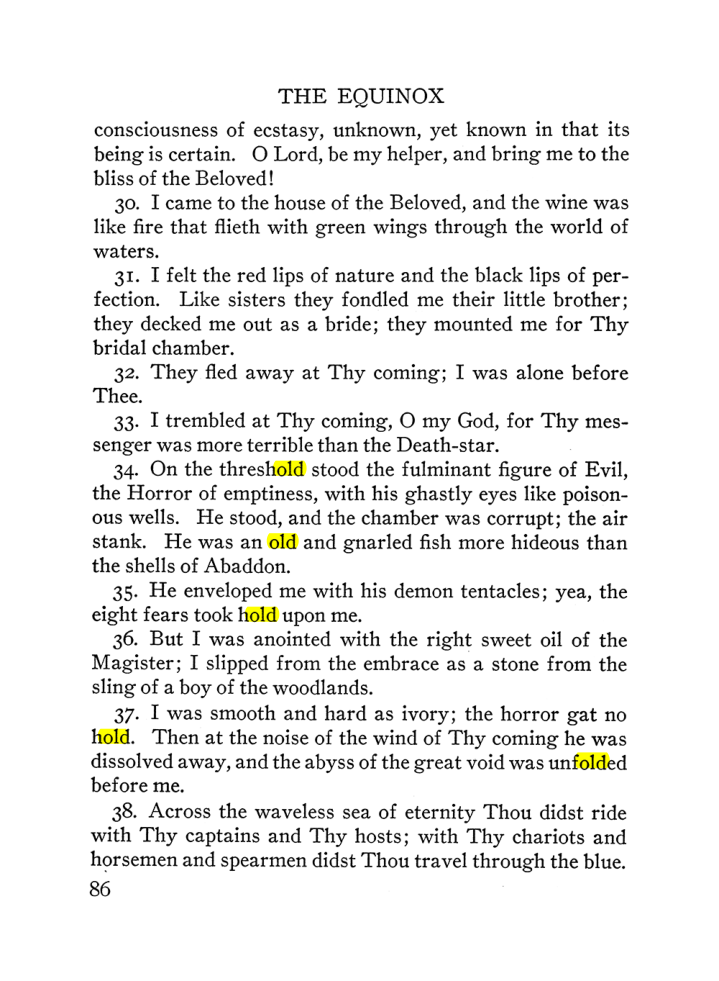 Original scan of The Equinox (Volume III, Number I), PDF page 92