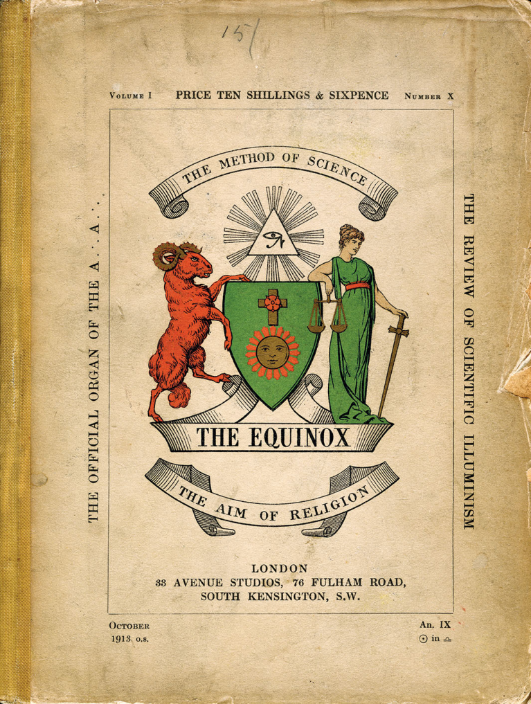 Original scan of The Equinox (Volume I, Number X), PDF page 1