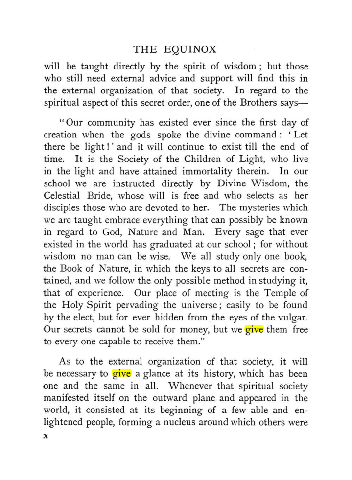 Original scan of The Equinox (Volume I, Number X), PDF page 10