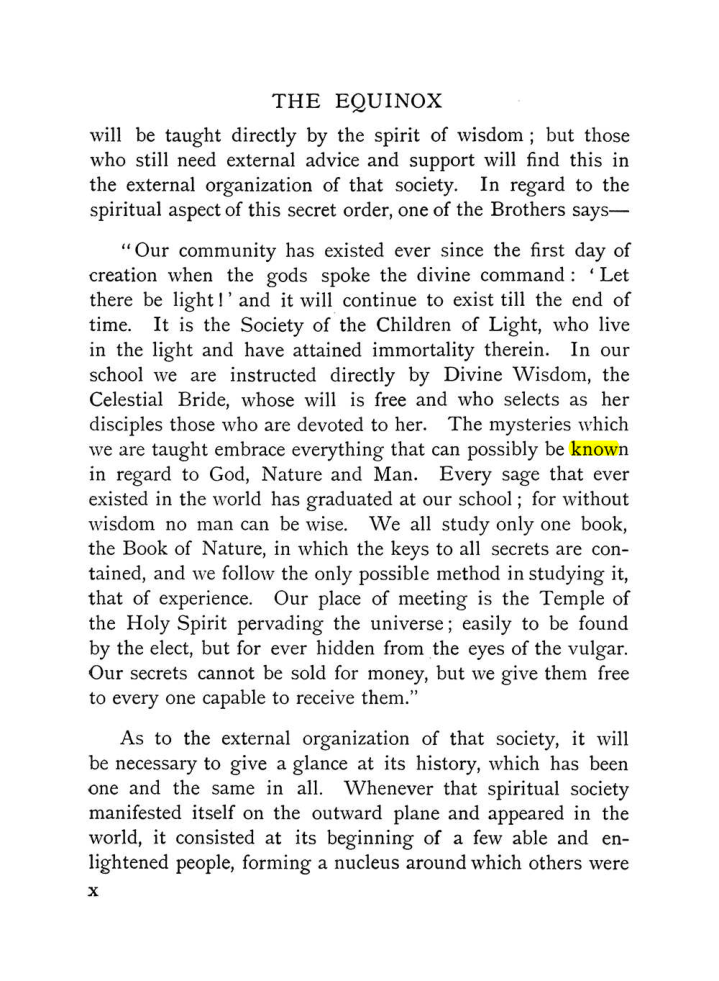 Original scan of The Equinox (Volume I, Number X), PDF page 10