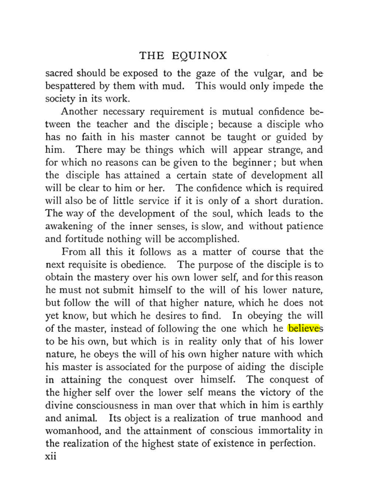 Original scan of The Equinox (Volume I, Number X), PDF page 12