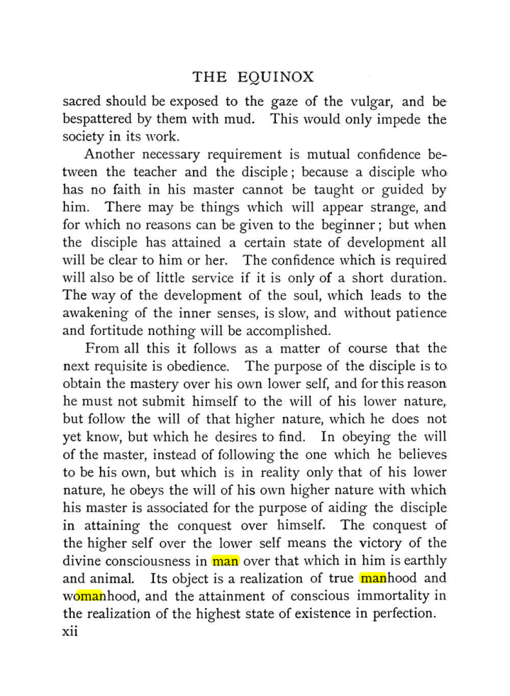 Original scan of The Equinox (Volume I, Number X), PDF page 12