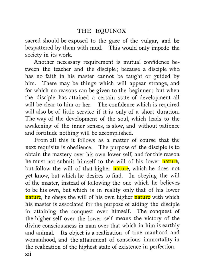 Original scan of The Equinox (Volume I, Number X), PDF page 12