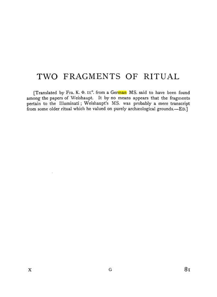 Original scan of The Equinox (Volume I, Number X), PDF page 121