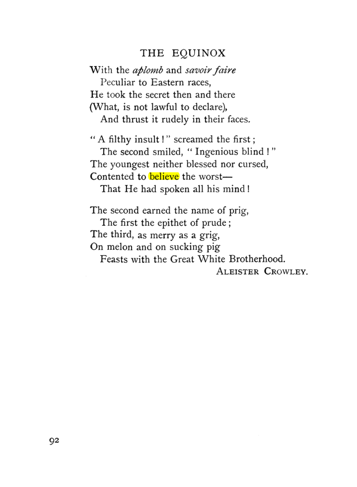 Original scan of The Equinox (Volume I, Number X), PDF page 132