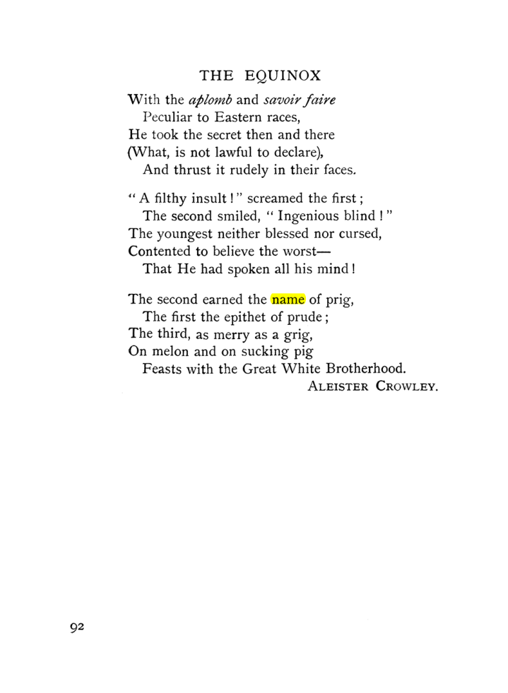 Original scan of The Equinox (Volume I, Number X), PDF page 132