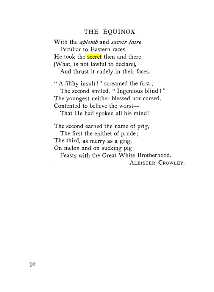 Original scan of The Equinox (Volume I, Number X), PDF page 132