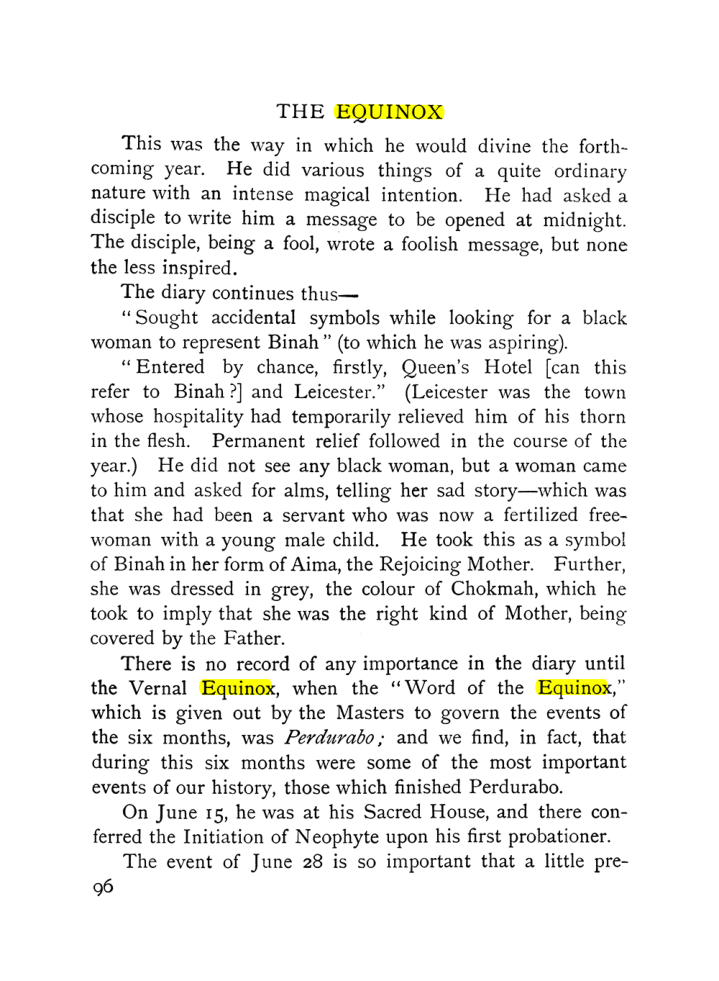 Original scan of The Equinox (Volume I, Number X), PDF page 136