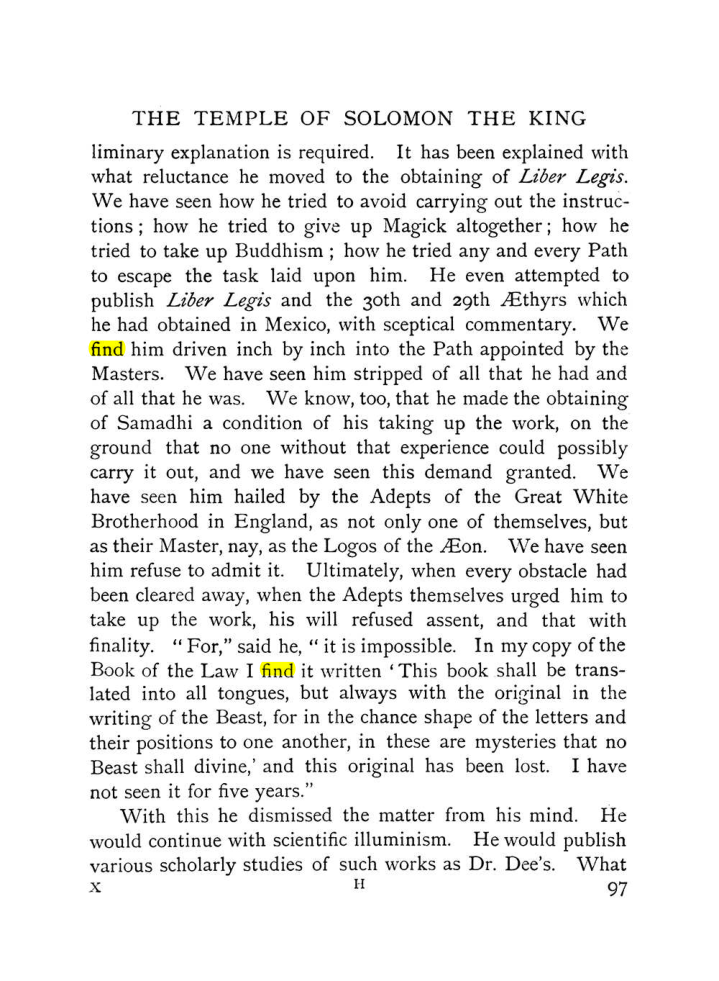 Original scan of The Equinox (Volume I, Number X), PDF page 137