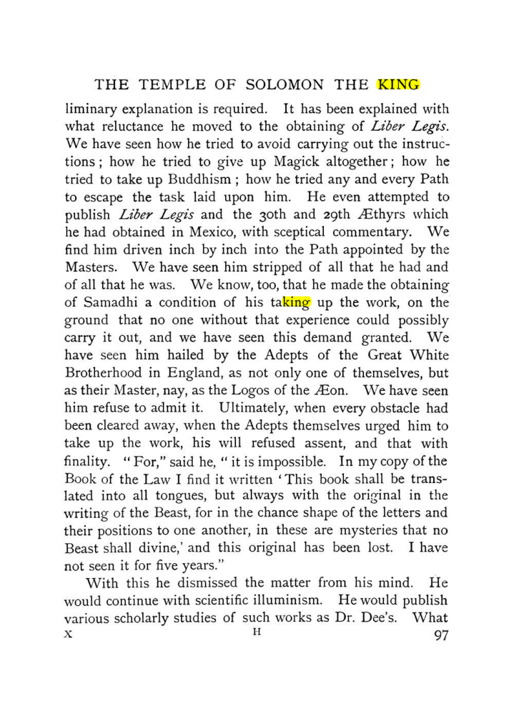Original scan of The Equinox (Volume I, Number X), PDF page 137
