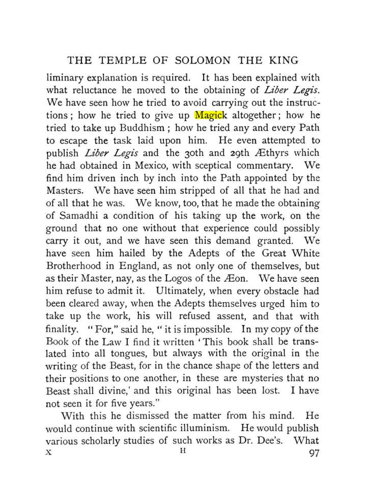 Original scan of The Equinox (Volume I, Number X), PDF page 137