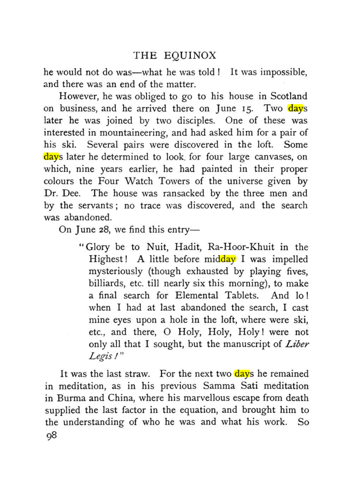 Original scan of The Equinox (Volume I, Number X), PDF page 138