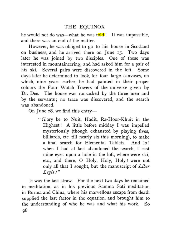 Original scan of The Equinox (Volume I, Number X), PDF page 138