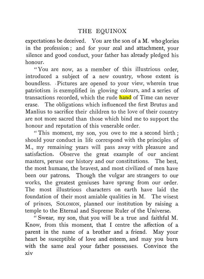 Original scan of The Equinox (Volume I, Number X), PDF page 14