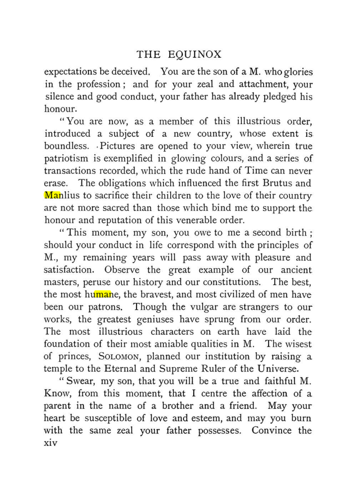Original scan of The Equinox (Volume I, Number X), PDF page 14