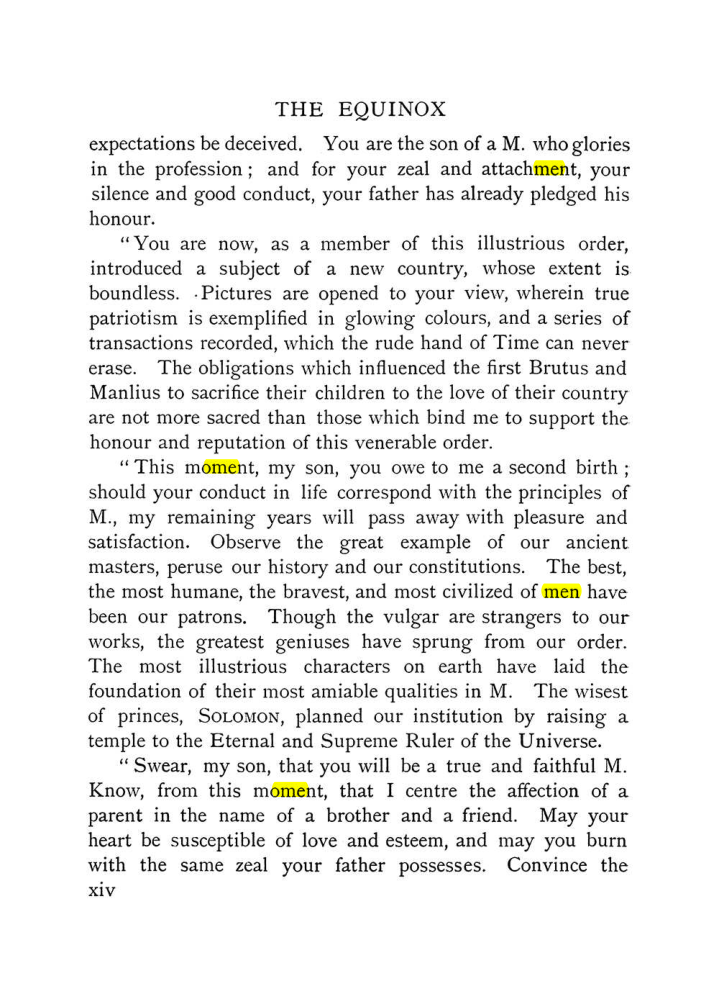 Original scan of The Equinox (Volume I, Number X), PDF page 14