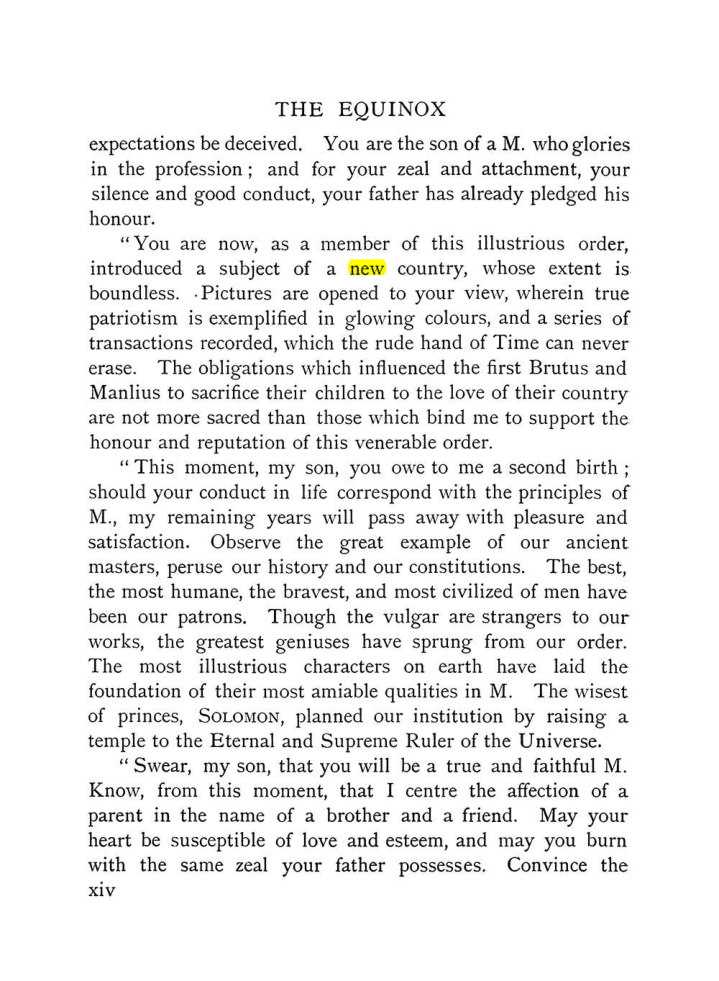Original scan of The Equinox (Volume I, Number X), PDF page 14