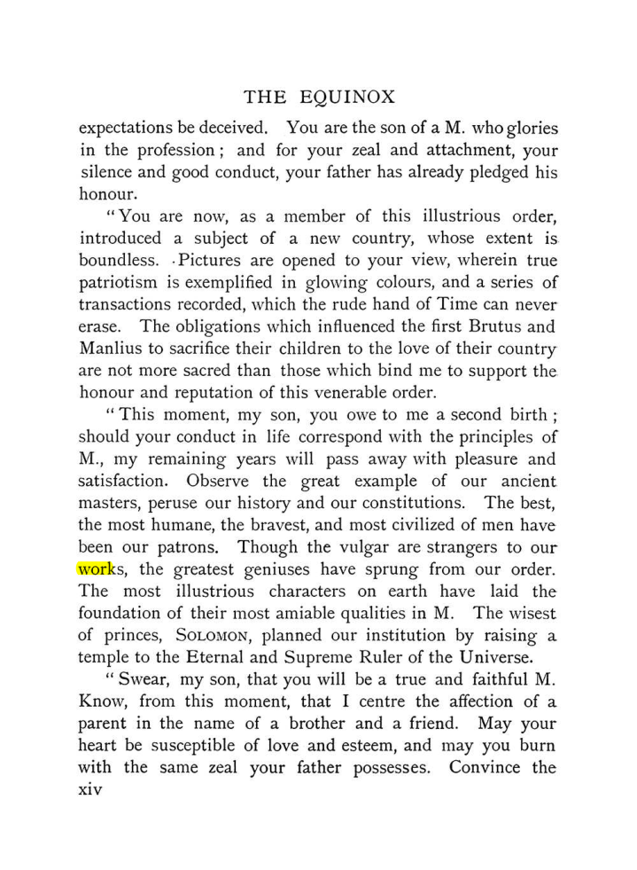 Original scan of The Equinox (Volume I, Number X), PDF page 14