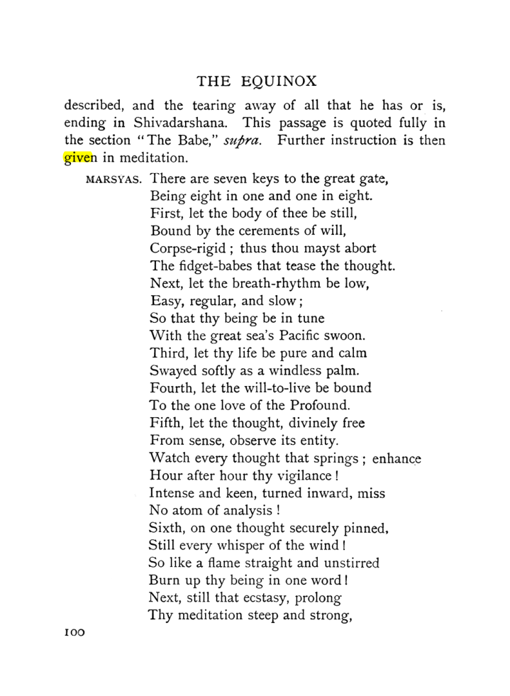 Original scan of The Equinox (Volume I, Number X), PDF page 140