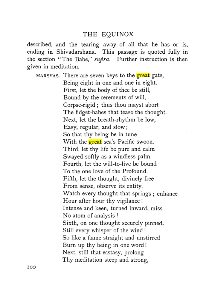 Original scan of The Equinox (Volume I, Number X), PDF page 140