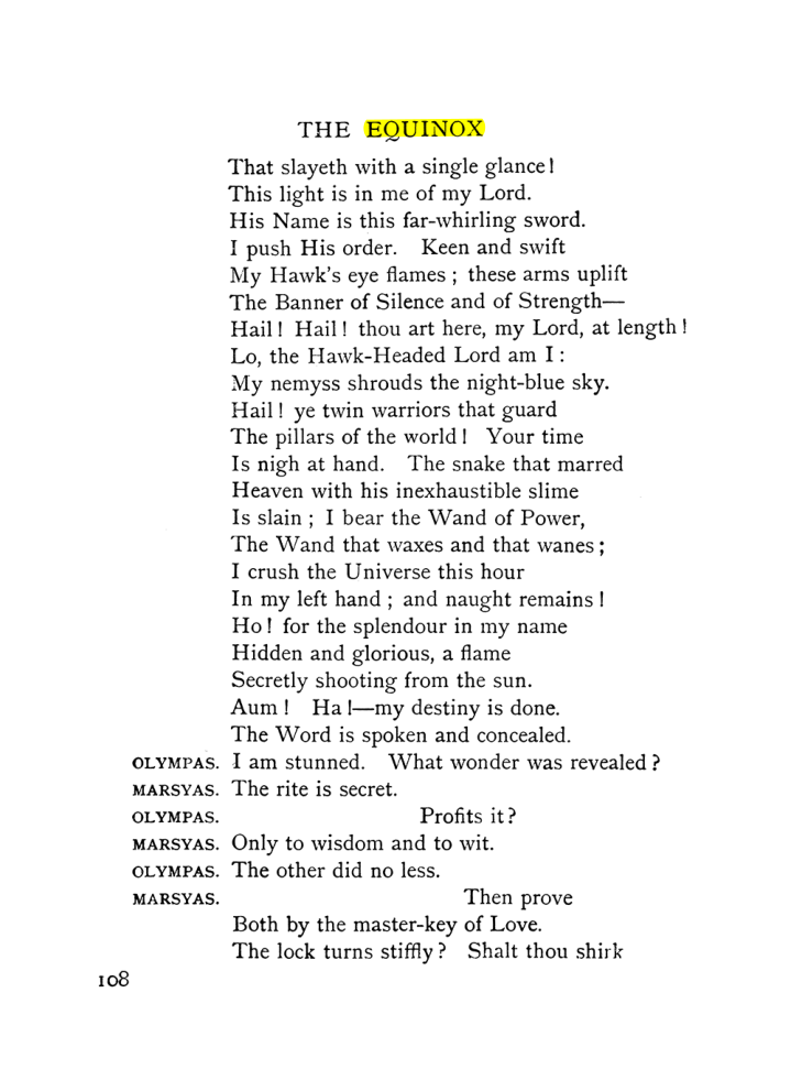 Original scan of The Equinox (Volume I, Number X), PDF page 148