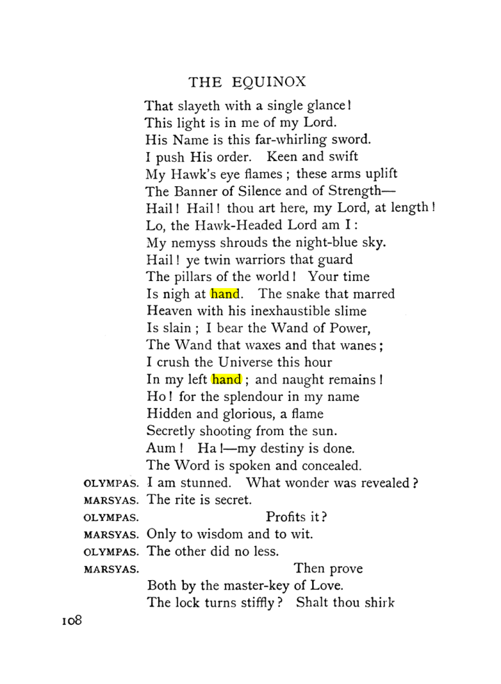 Original scan of The Equinox (Volume I, Number X), PDF page 148