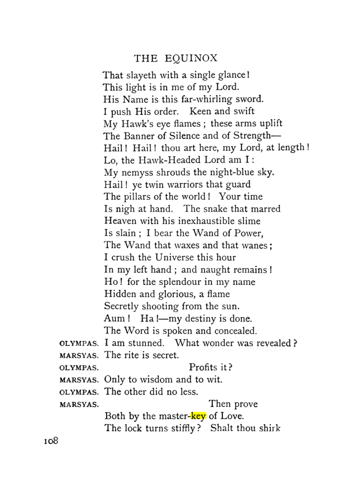 Original scan of The Equinox (Volume I, Number X), PDF page 148