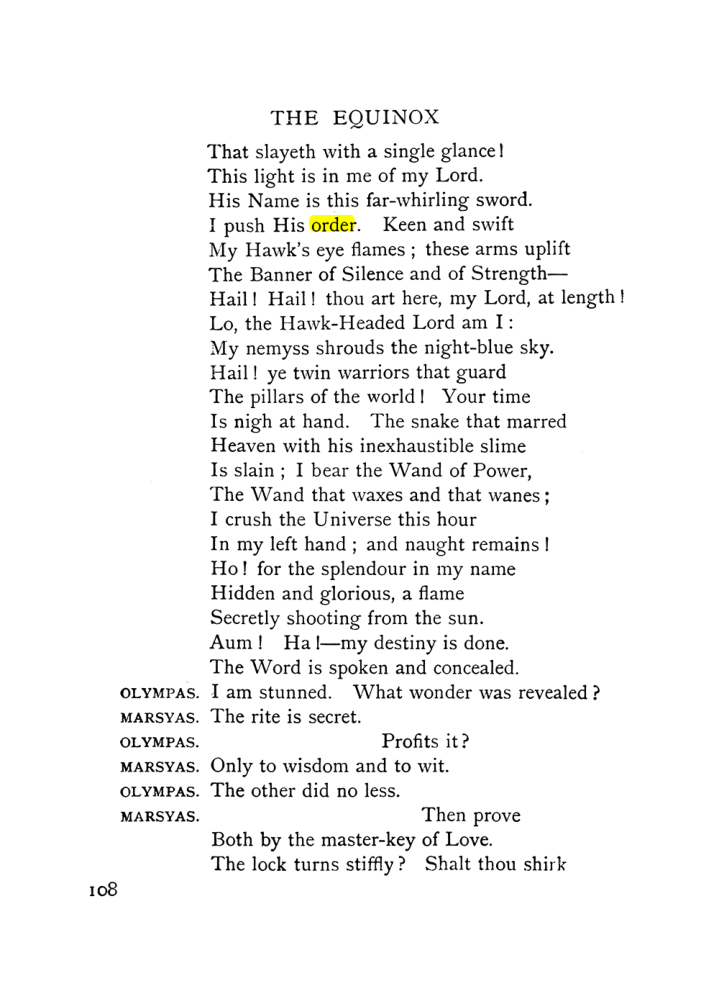 Original scan of The Equinox (Volume I, Number X), PDF page 148