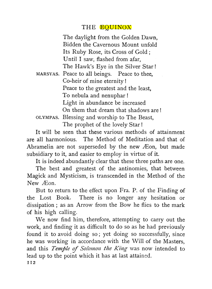 Original scan of The Equinox (Volume I, Number X), PDF page 152